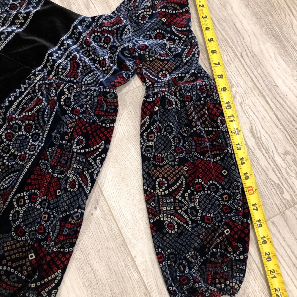 Free People Oh-So Easy Velvet  Babydoll Dress XS - Picture 6 of 8